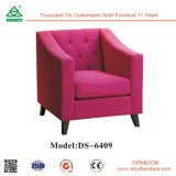 Modern Living Room One Seater Sofa with Leather
