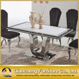 Cultured Travertine Marble Dining Table Set Wholesale