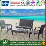 Cheap Aluminium Frame Outdoor Wicker Rattan Furniture 4PCS Sofa (TG-1269)