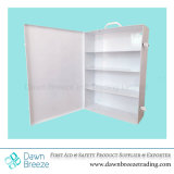 4-Shelf Metal First Aid Cabinet
