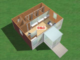 Beautiful and Cheap Container House with ISO, CE, SGS Certification