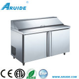 Stainless Steel Kitchen Salad Bar Refrigerated Salad Cabinet (SL15)
