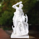 Natural Marble Caving Statue for Garden Ornament T-6706
