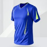 Customize Men's Sports Fitness Tshirt Soccer Training Dry Fit Running Sportsuit