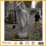 White Marble Statue Carving Stone Angel Statues Angel Sculpture