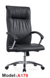 Modern Executive Adjustable Leather Office Aluminum Boss Chair (A179)