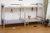 China Dormitory Furniture Metal Bedroom Bunk Bed with Stairs for Sale