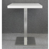 Galvanized Base Square Dining Table for Fastfood Canteen (SP-RT323)