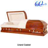 Superior Grave Product Solid Poplar Popular Finishing Casket and Coffin