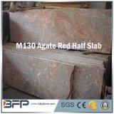 Agate Red Marble Stone Marble Half Slab for Vanity/Countertop