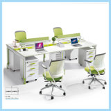 High Quality Modern Design Movable Computer Desk Staff Table