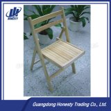 L008 Unfinish Wooden Folding Rental Chair