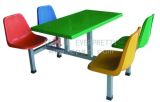 4-Seaters Fiberglass Canteen Table with Chair (DT-03)