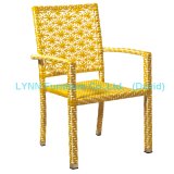 Stackable Rattan Chair for Outdoor Garden Restaurant