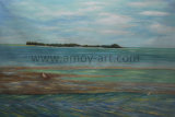 100% Handmade Seascape Oil Painting on Canvas for Home Decoration