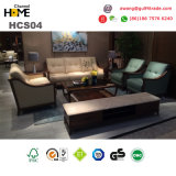 Fancy Antique Design Living Room Genuine Leather Sofa Set (HCS04)
