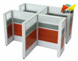 4 Person Office Furniture Desk with Partition Screen