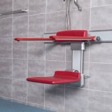 Good Quality Wall Mounted Height Adjustable Folding Shower Chair for Elderly
