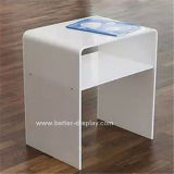Acrylic White High Gloss Coffee Table (BTR-Q1023)