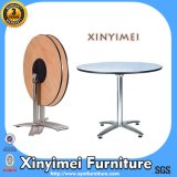 Promotion Price Metal Antique Wooden Folding Table (XYM-T92)