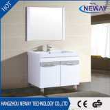 White PVC Vanity Mirror Bathroom Sets Cabinets