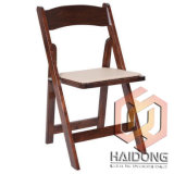China Walnut Color Wooden Folding Rental Wimbledon Wedding Chair