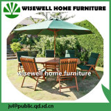 Wood Type Folding Outdoor Furniture with Umbrella