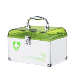 Household Transparent Cover Locking First Aid Cabinet