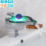 Hot Selling Chrome Glass Bathroom Waterfall Faucet