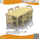 Kindergarten Wooden Rectangle Table for Children
