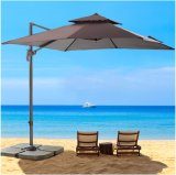 Outdoor Garden Patio Hotel Home Store Restaurant Aluminum Big Beach Umbrella with 4 Colour (J844)