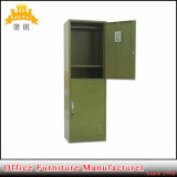 Military Two Tier Knock Down Clothes Locker Metal Cabinet