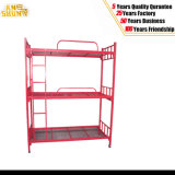 Metal Army Dormitory 3 Level Bunk Bed