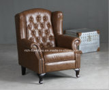 Chesterfield Queen Anne Wingback Arm Chair for Living Room (RF-5005)