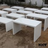 Modern Bar Furniture White Solid Surface Stone Food Bar Table