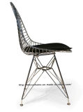 Modern Restaurant Knock Down Wire Metal Eames Side Chair