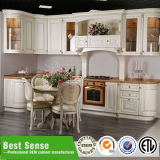 Country Style Oak Kitchen Cabinets Made in China