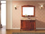 Traditional Rubber Solid Wood Bathroom Cabinet
