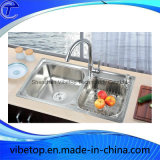 Stainless Steel Single/Double Bowl Kitchen Sink (KS-04)