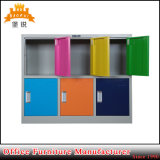 6 Door Colorful Steel School Cabinet Small Metal Kids Locker