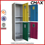 Steel 4-Doors Colorful School Locker Gym Changing Room Metal Cabinet Cmax-SL04-004