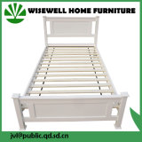 Solid Pine Wooden Single Bed Furniture (W-B-0092)