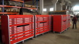 33 Drawers Metal Tool Cabinet with Aluminum Handle and Wheels