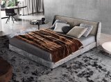 Nordic Simple Leather Fabric Bed Home Furniture
