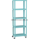 Shower Shelf/Go-Cart Five-Shelf Bookcase