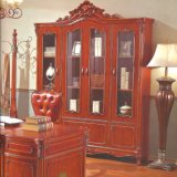 Home Office Furniture with Wooden Table and Bookcase Cabinet
