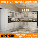 Oppein European White Alder Solid Wood Kitchen Cabinet (OP14-007)
