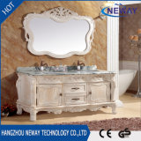 Hot Sale Solid Wood Antique Home Bathroom Cabinet with Mirror