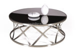 Modern Stainless Steel Tea Table Glass Tea Table Design