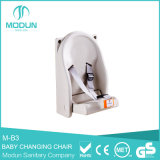 Top Quality Wall Mounted Folding Child Protection Seat for Bathroom, Safety Folding Baby Changing Table / Seats for Bathroom